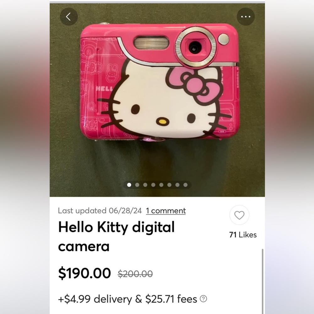 Hello Kitty 7-1 MP Digital Camera With Preview Screen. - Picture 3 of 7